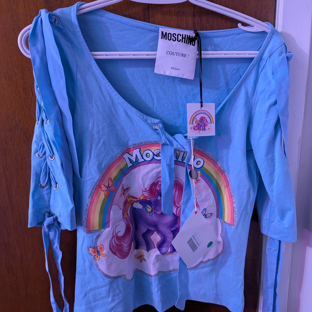 Moschino Women's Blue Top